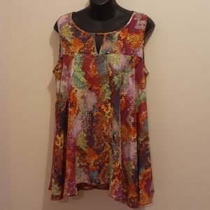 Spense Abstract Blouse 🇨🇦 Large